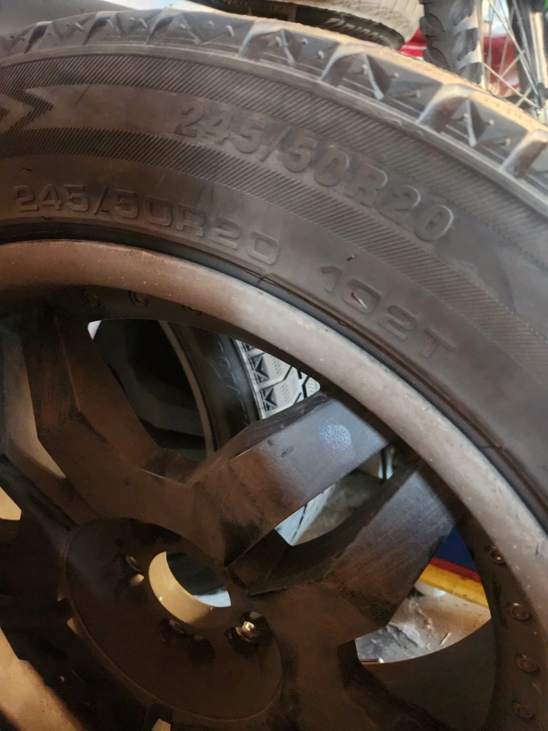 245/50R20 Tires and Wheels