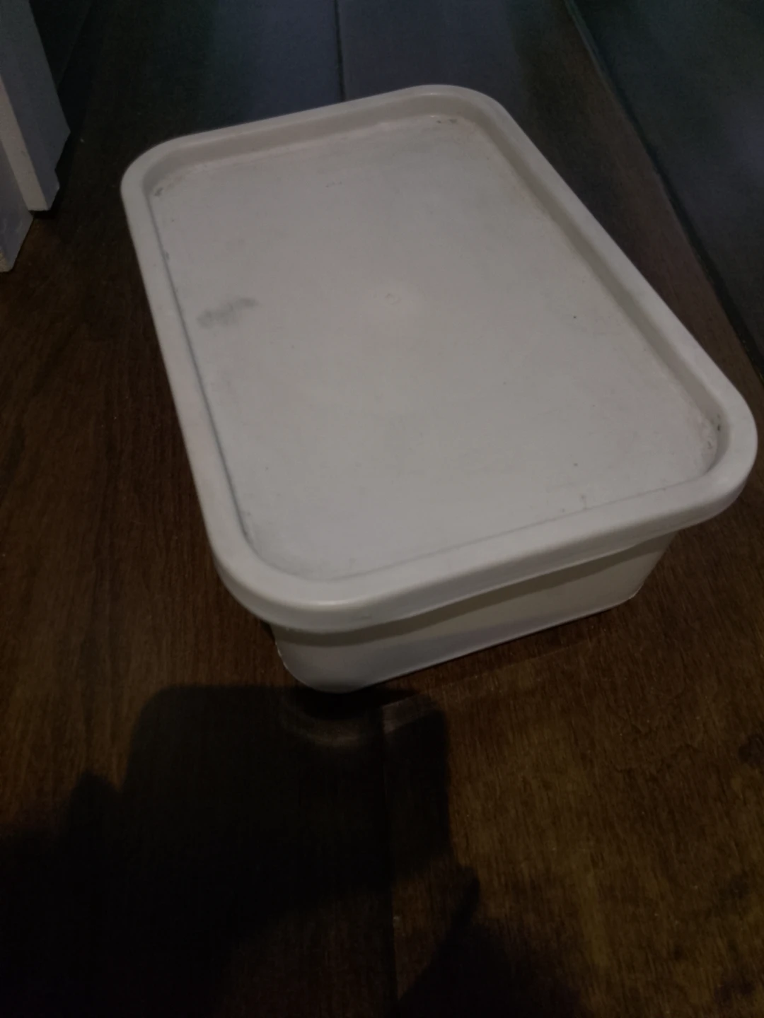 White Plastic Storage Container 🏈 - photo 2