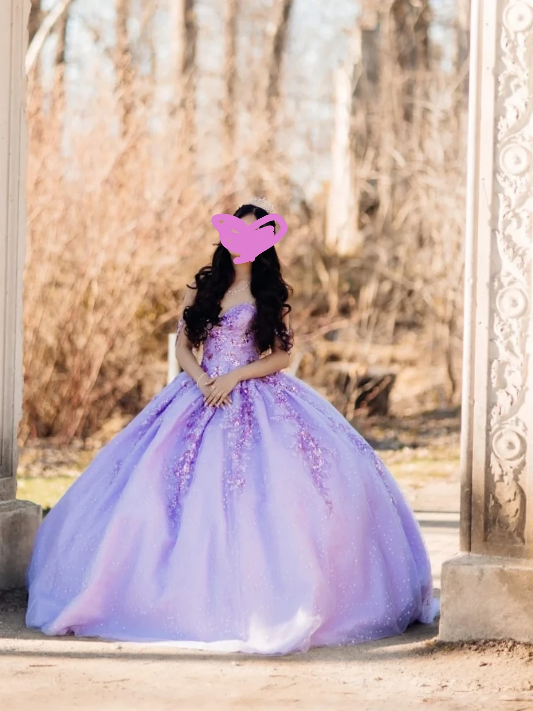 Lavender Quinceanera Ball Gown