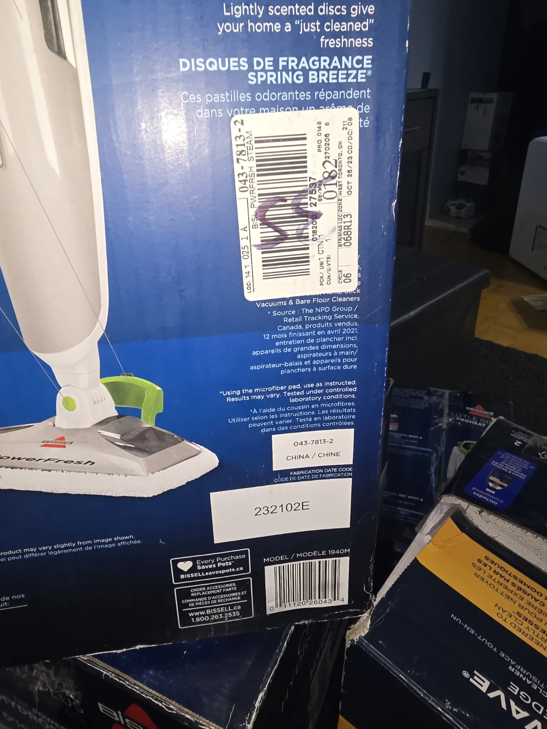 Bissell PowerFresh Steam Mop 1940M - photo 3