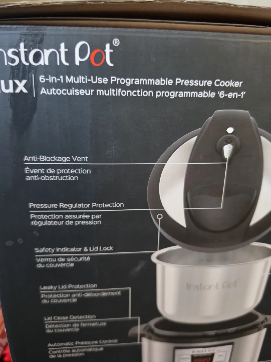 Instant Pot Lux 6-in-1 Programmable Pressure Cooker - photo 4