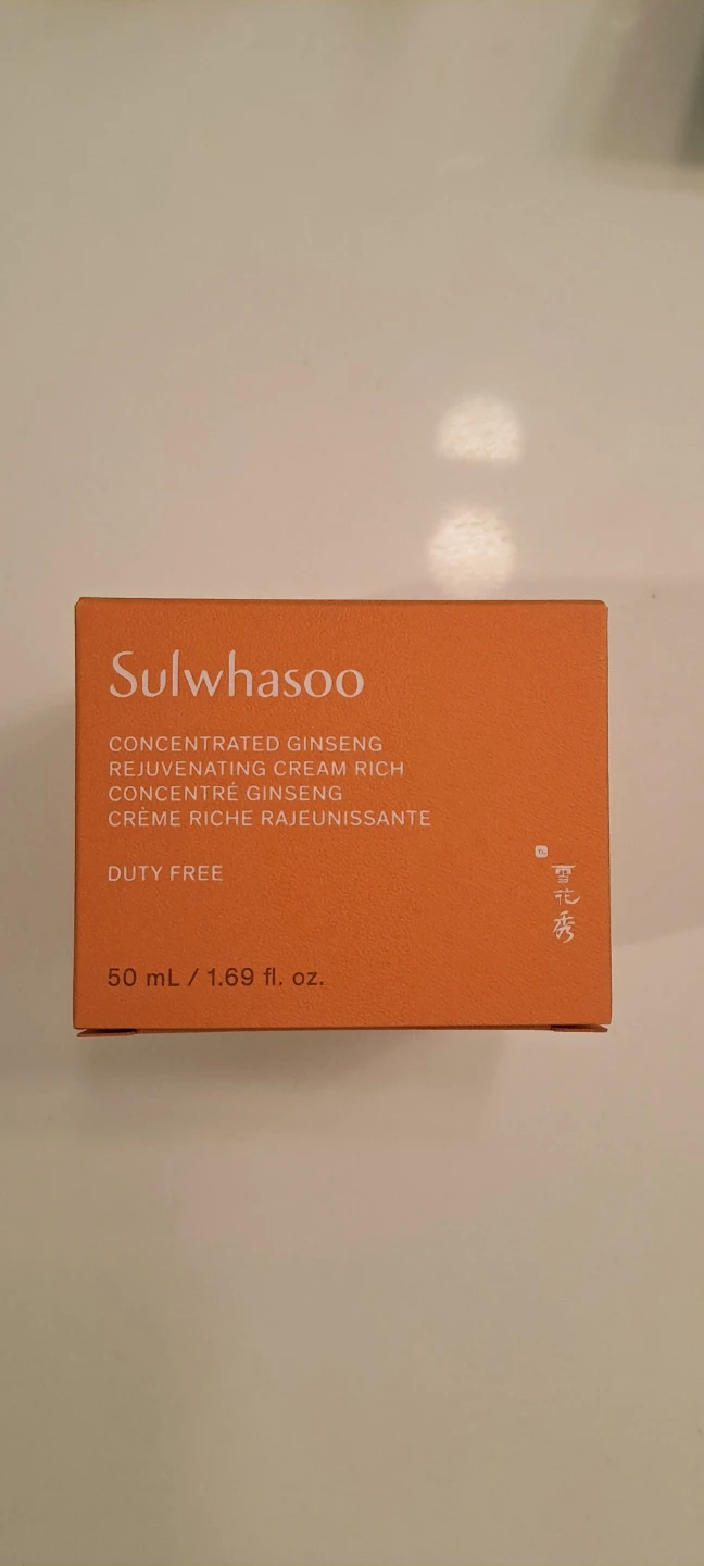 Sulwhasoo Concentrated Ginseng Rejuvenating Cream Rich