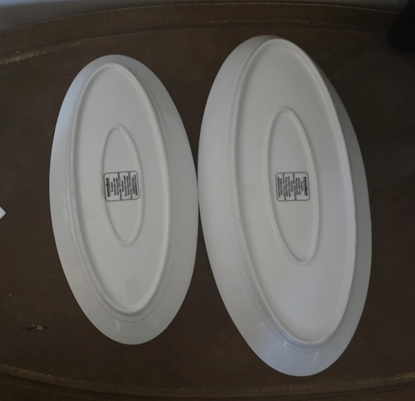 Set of 2 Ovenandback Porcelain Serving Platters - photo 3
