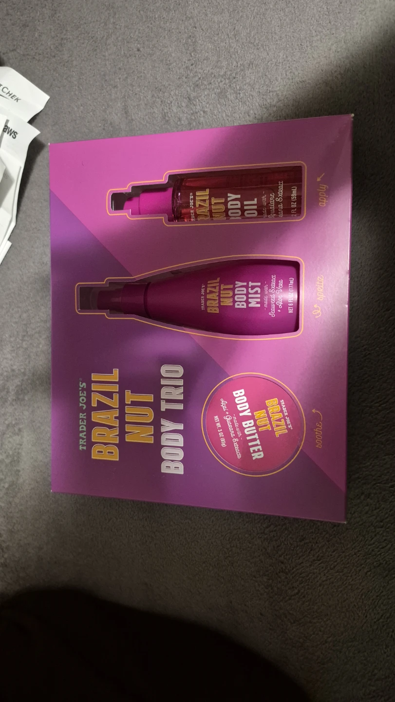 Trader Joe's Brazil Nut Body Trio
