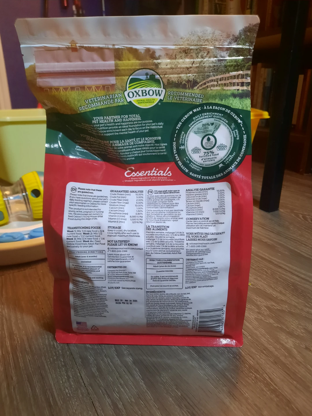 Oxbow Essentials Adult Rat Food - photo 2