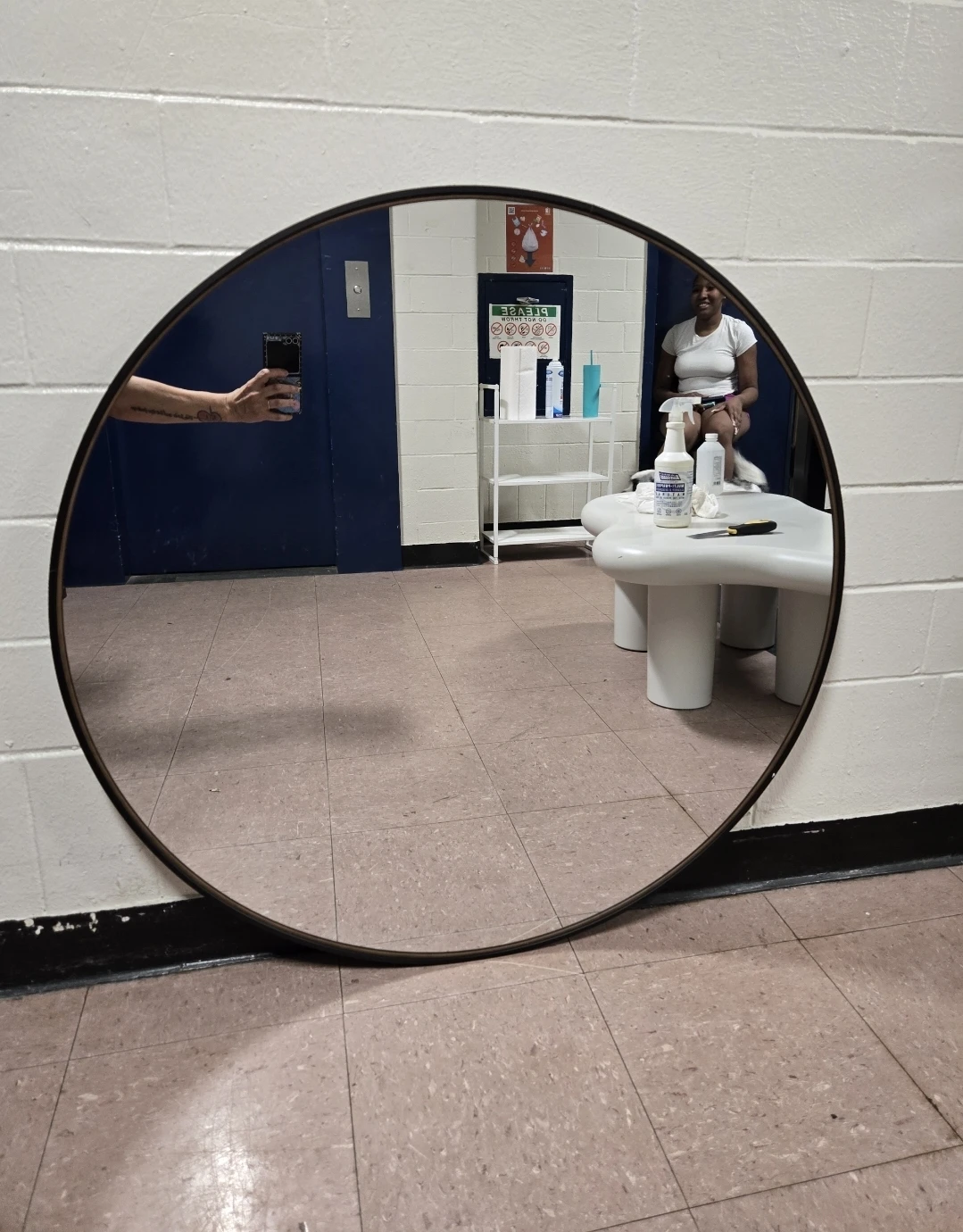 34" Better Homes & Gardens Round Metal Mirror - photo 2