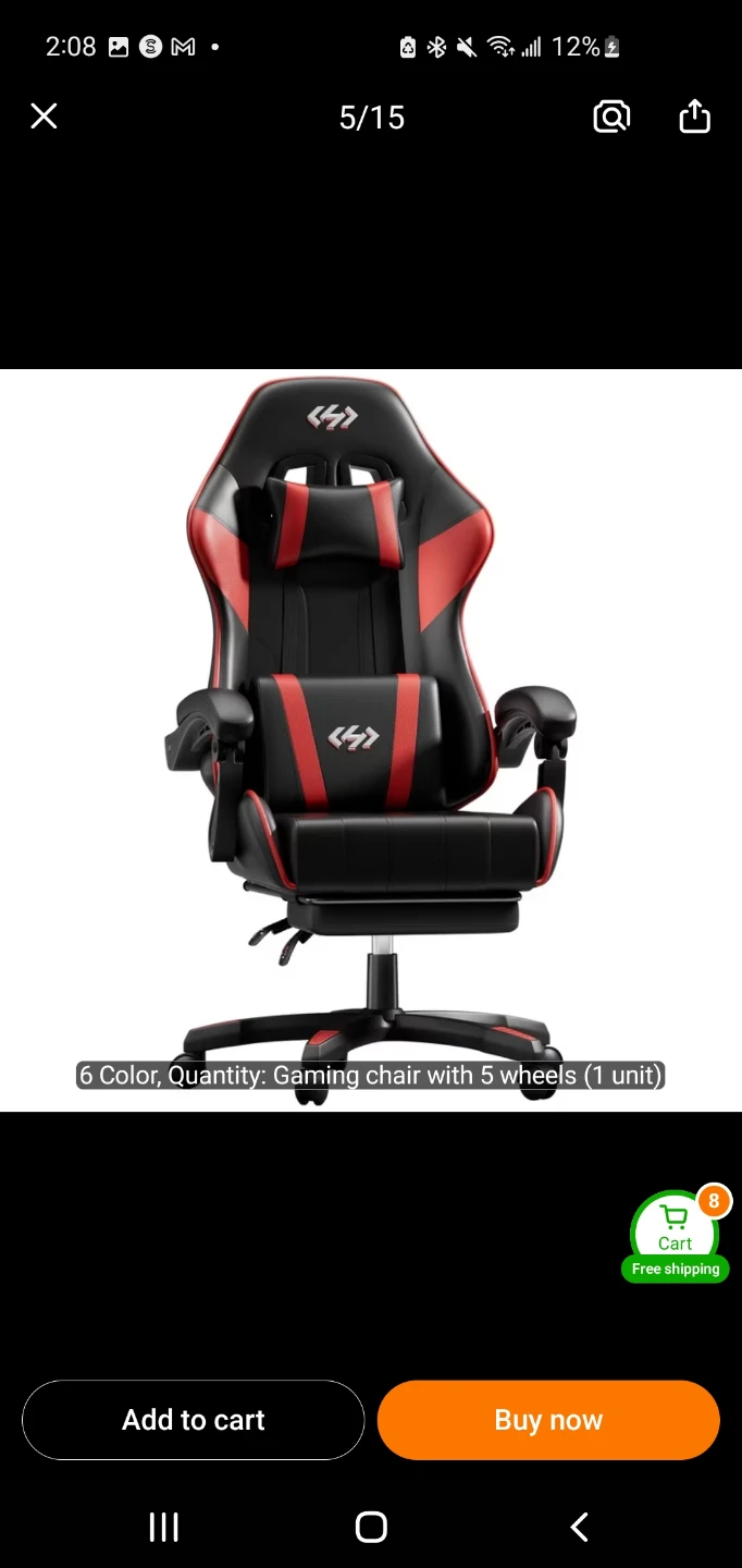 Ergonomic Adjustable Gaming/podcast Chair - photo 3