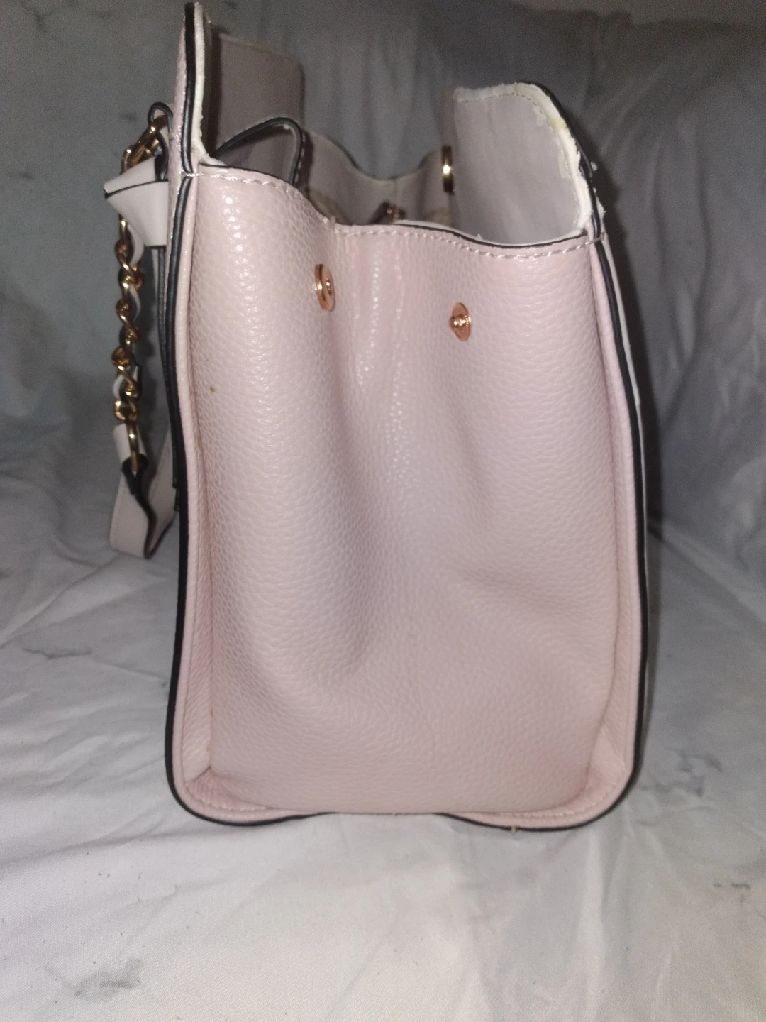 GUESS Factory Hazelwood Color-Block Satchel - photo 3