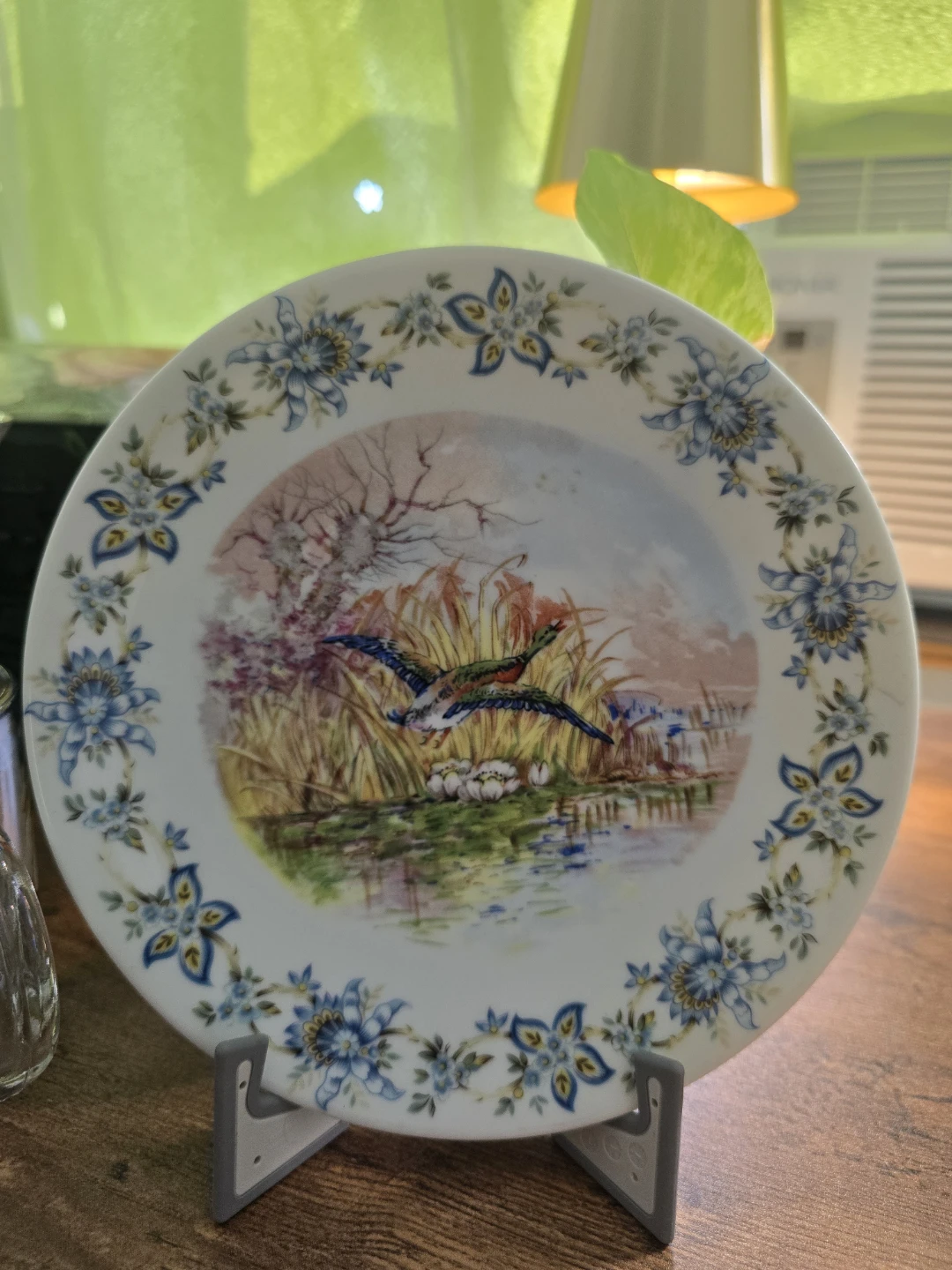Vintage Limoges France Porcelain Collector Plate – "Autumn" Duck