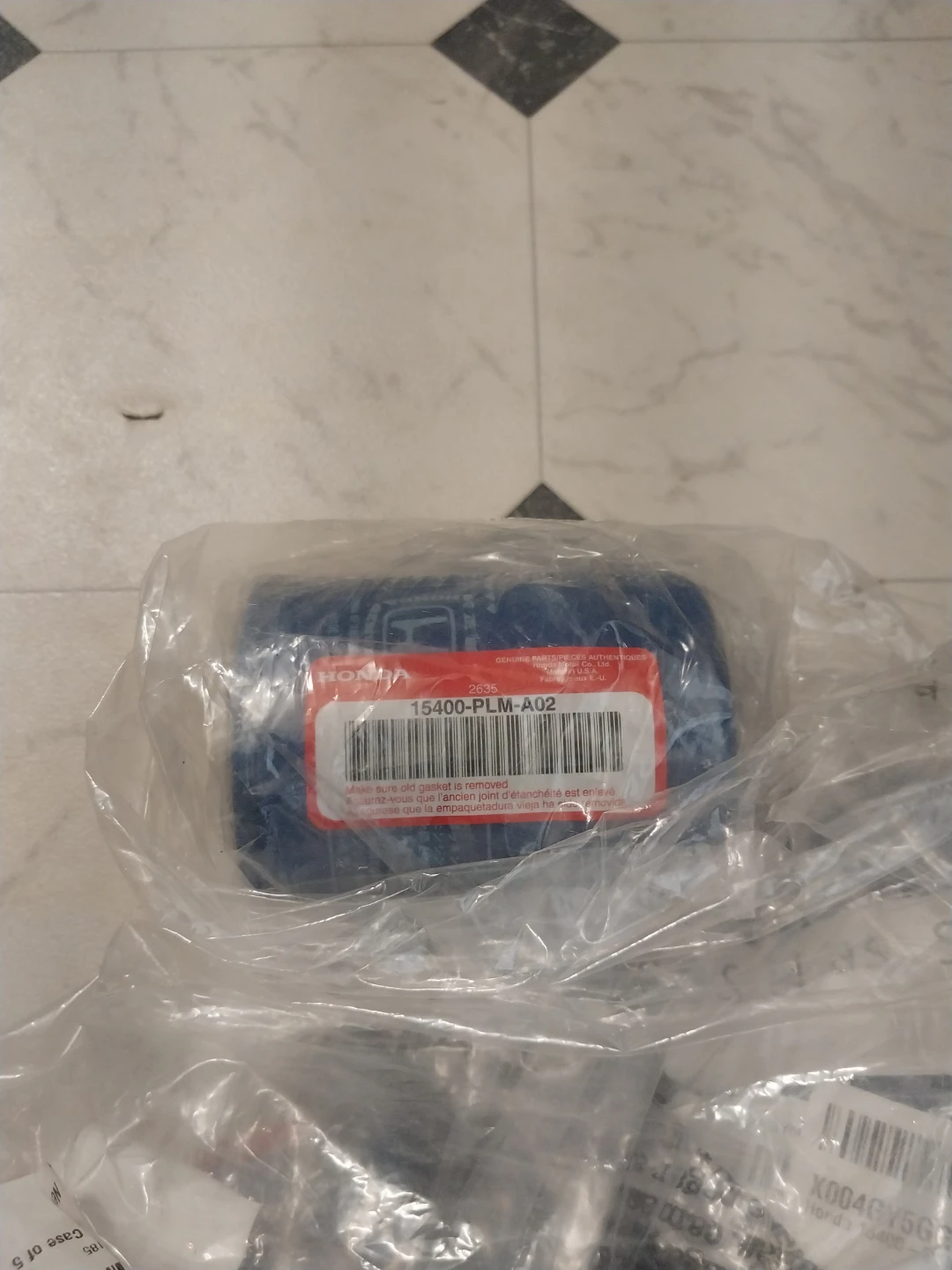 Genuine Honda Oil Filters 15400-PLM-A02