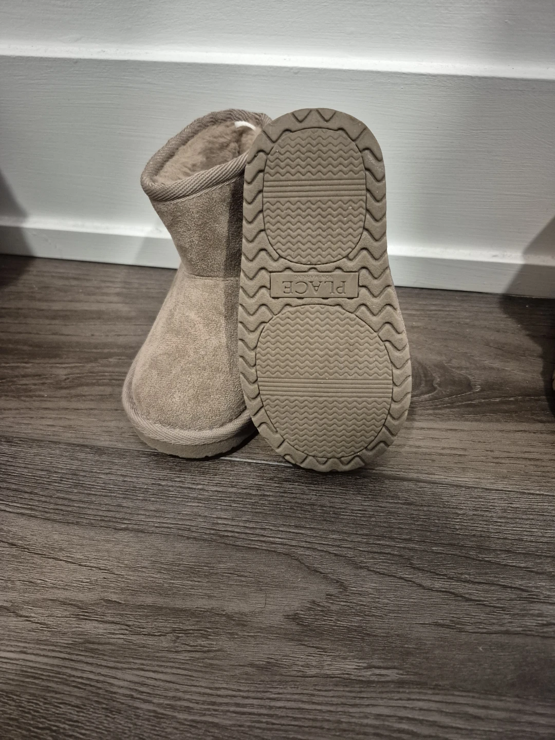 Children's Place Tan Faux Fur Boots