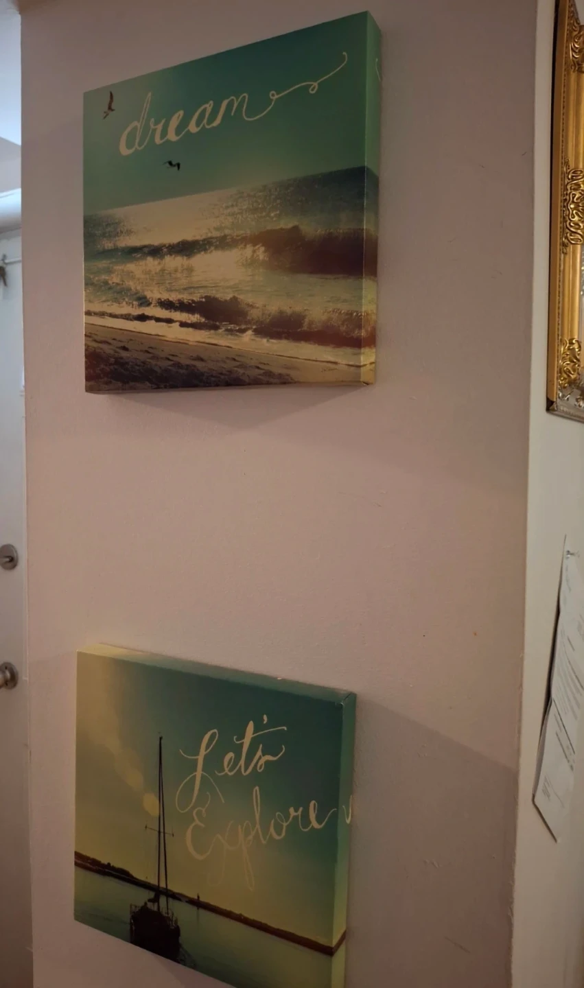 Set of Two Inspirational Canvas Wall Art