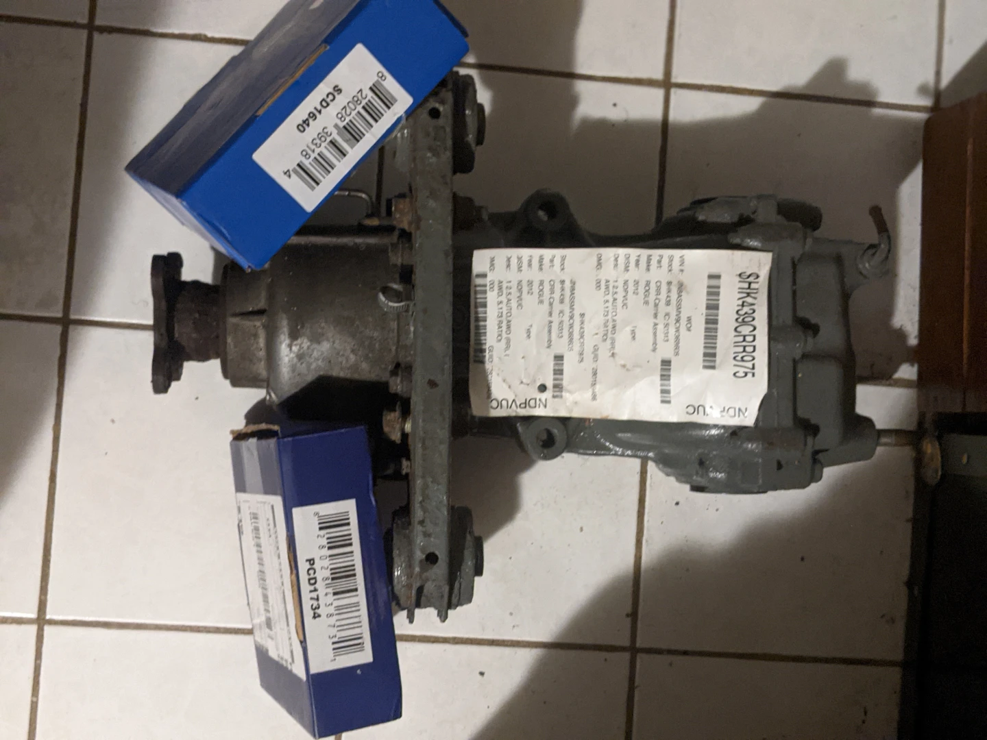2012 Nissan Rogue Rear Diff