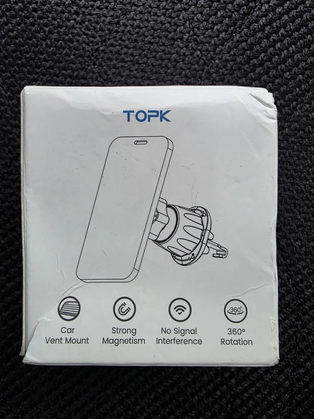 TOPK Magnetic Car Vent Phone Mount - photo 4