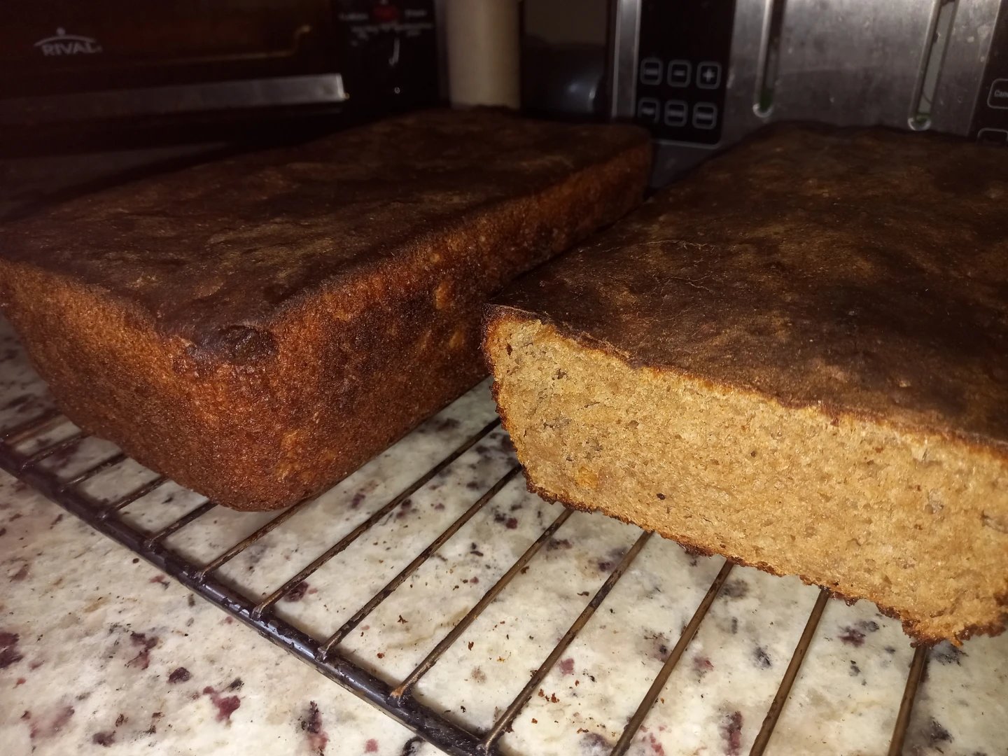 Rye sourdough bread 🍞 with X2 honey and without sugar 💪💪💪