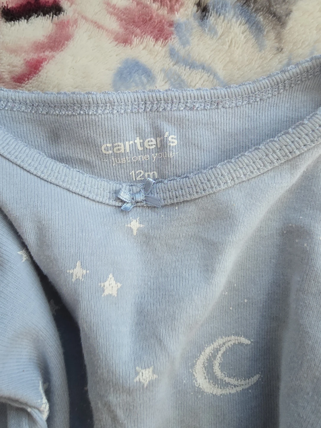 🏈Carter's Baby Pajama Set 12M - photo 2