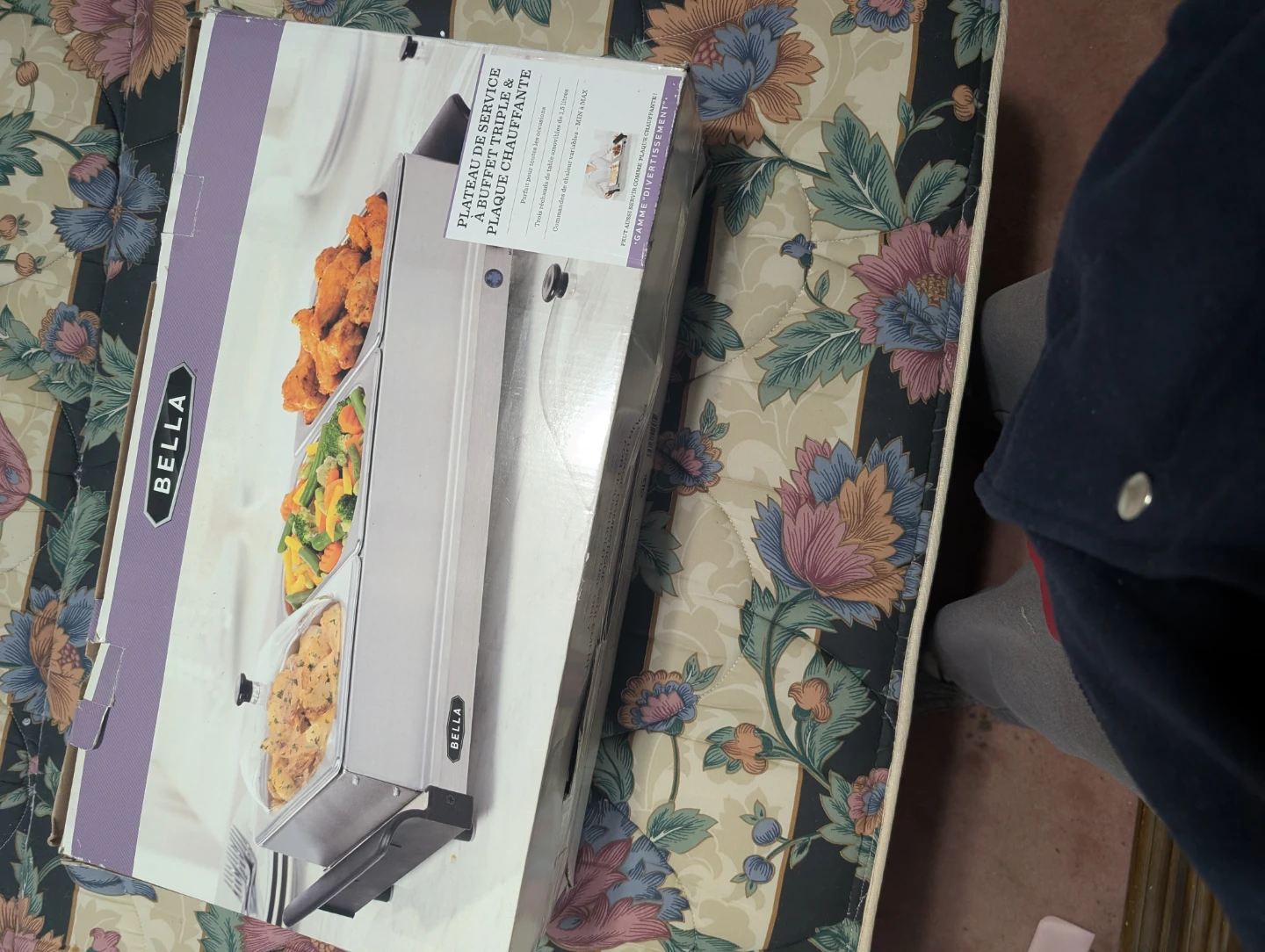 Bella Triple Buffet Server and Warming Tray