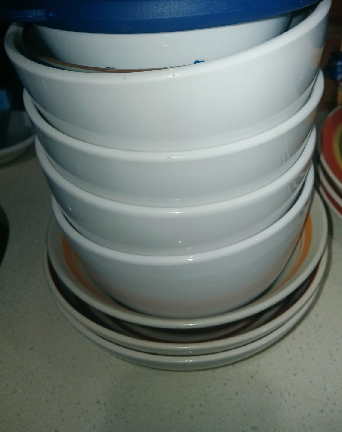 Set of 4 White Ceramic Bowls $39