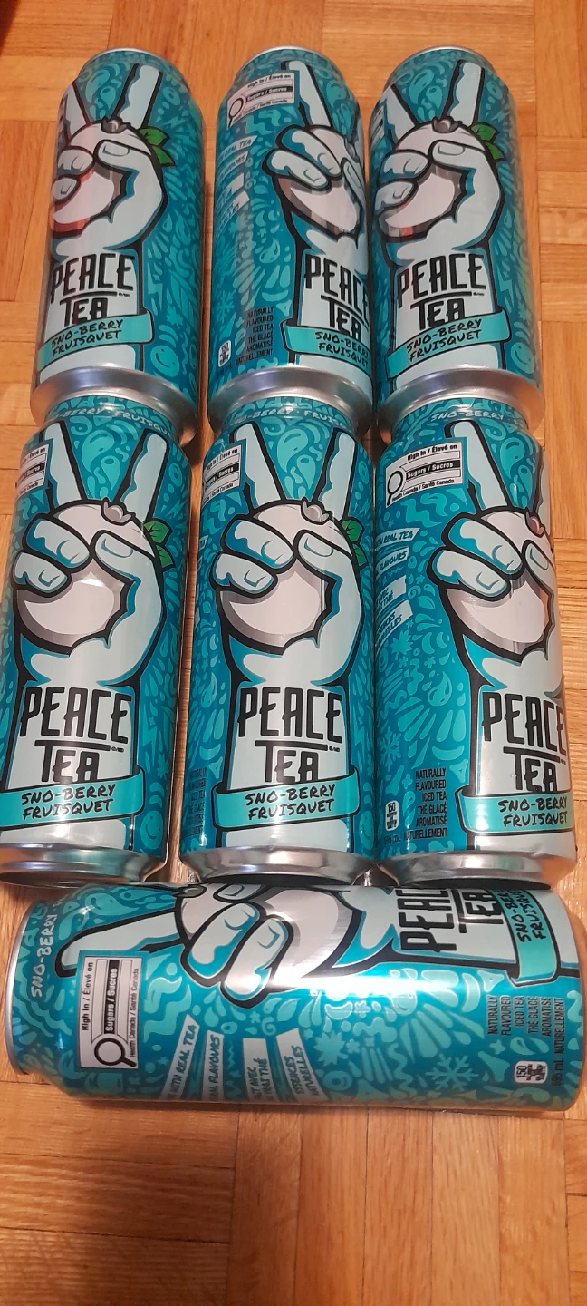 7 Cans of Peace Tea Sno-Berry - photo 4