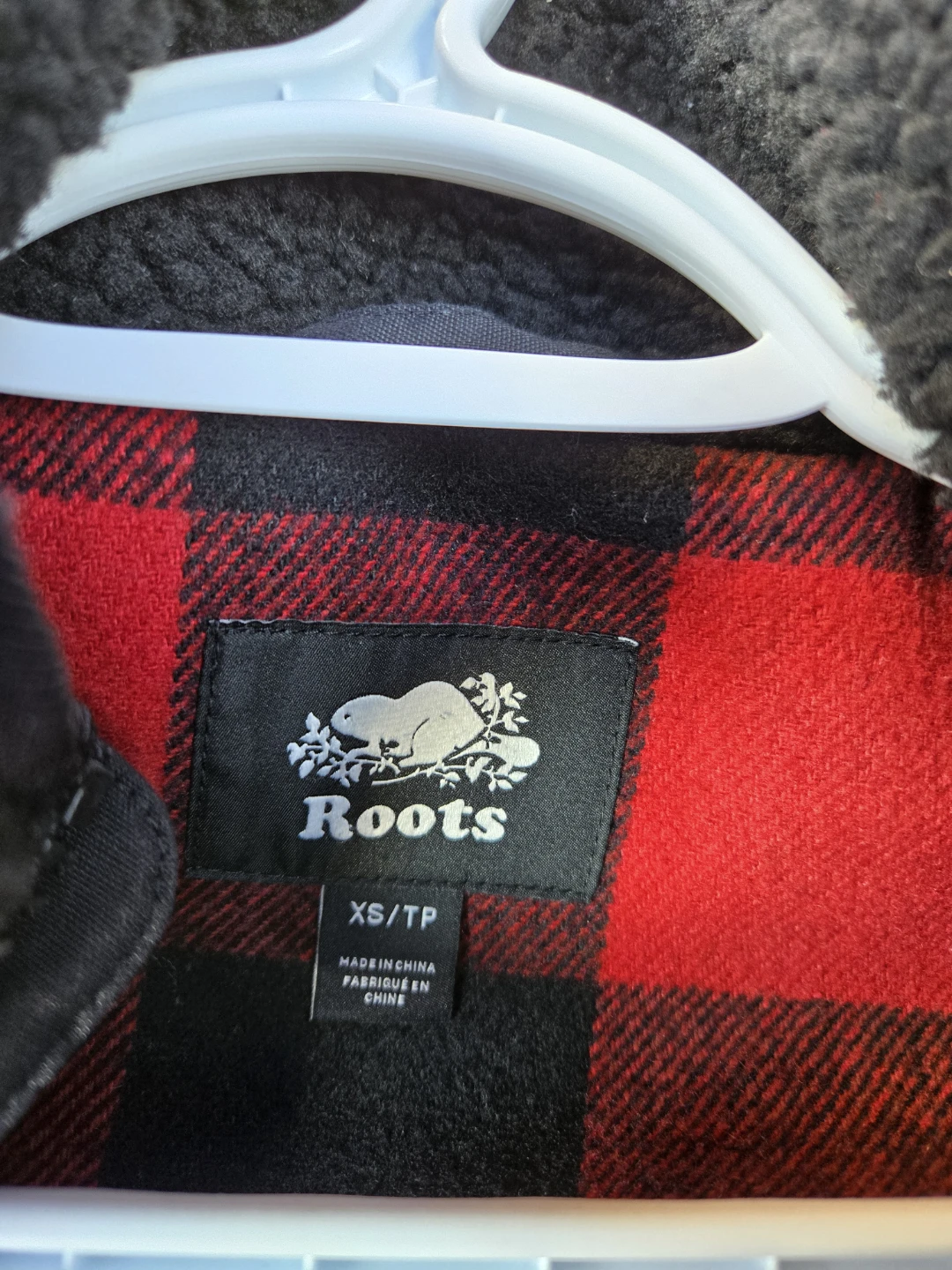 Roots plaid sherpa Men's XS - photo 3