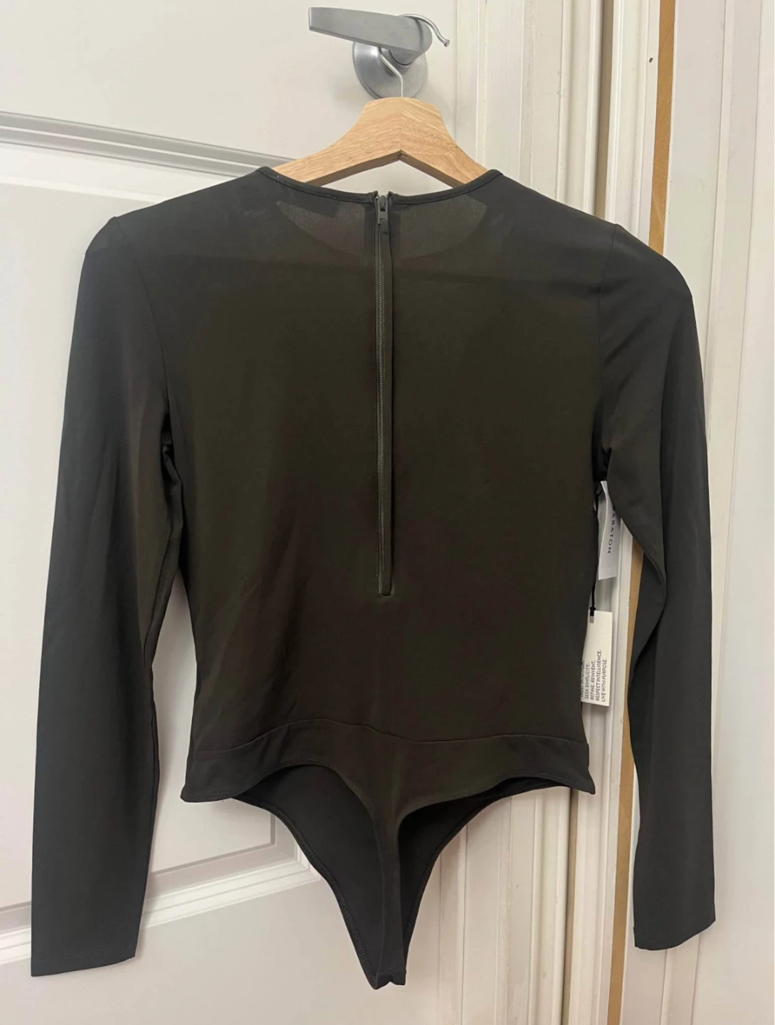 Babaton Karsh Bodysuit Tuscan Olive Size S - photo 2