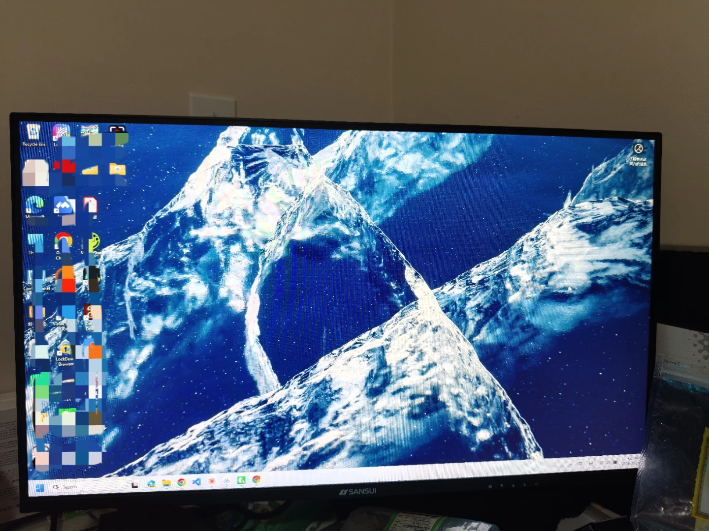 SANSUI 27” IPS 100Hz Monitor – USB-C / Speakers – Box Included - photo 2