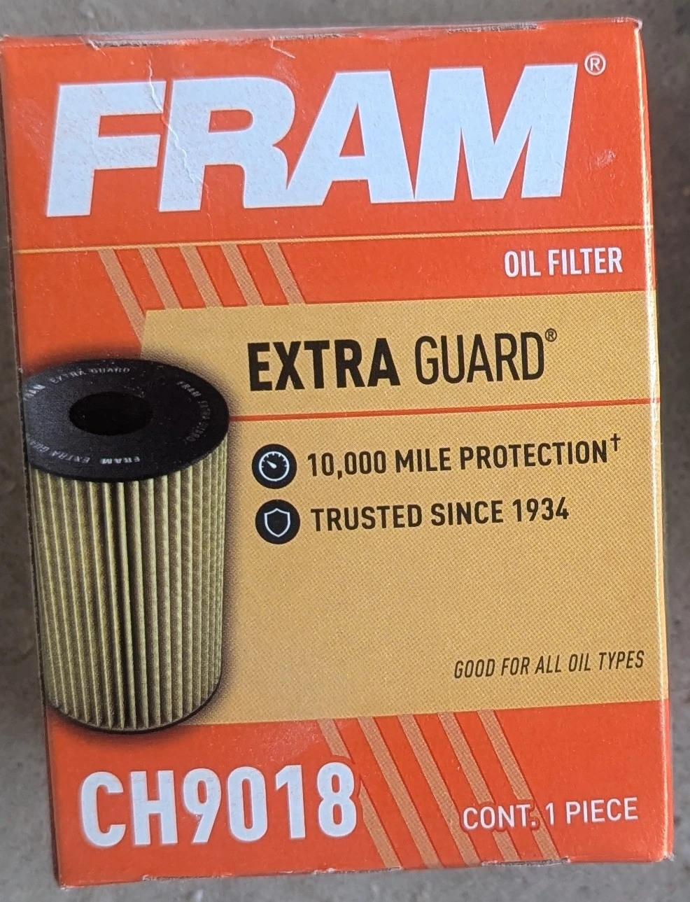 Fram Extra Guard Oil Filter CH9018