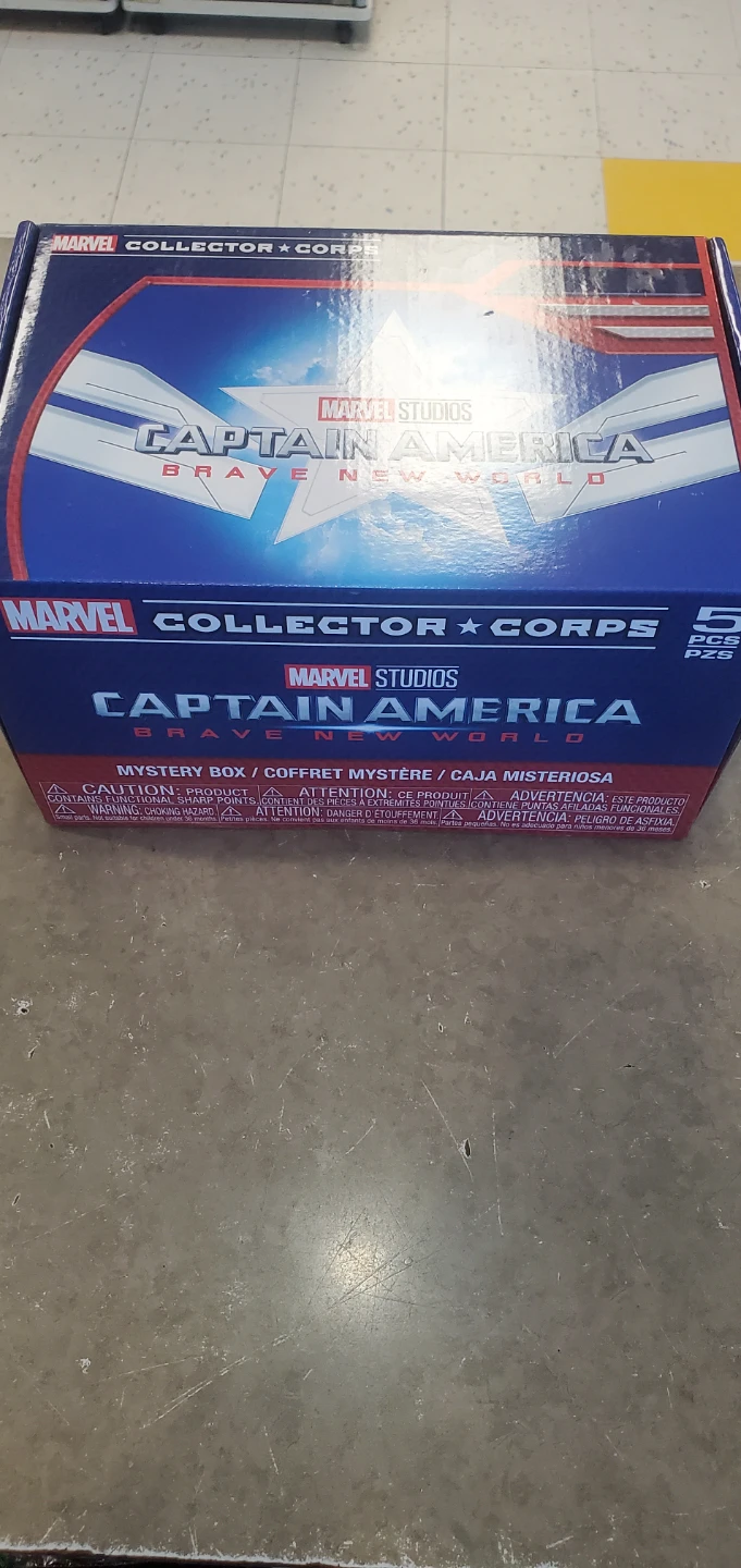 Marvel Collector Corps Captain America Brave New World Box