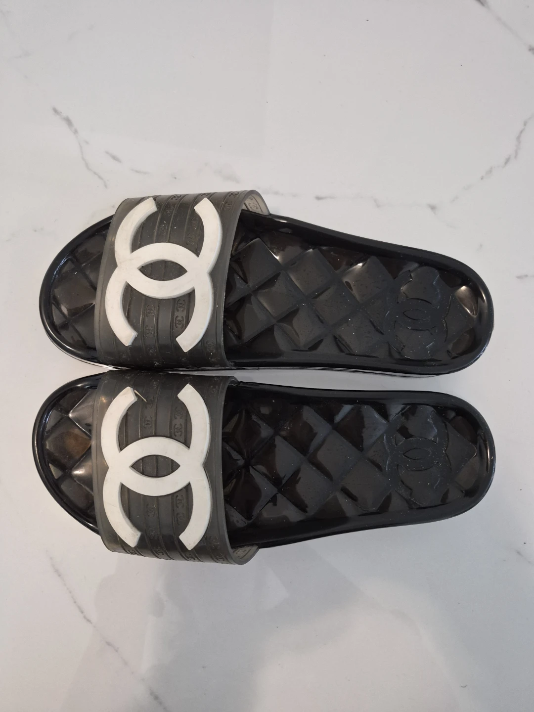 Chanel CC Logo Slides - photo 3