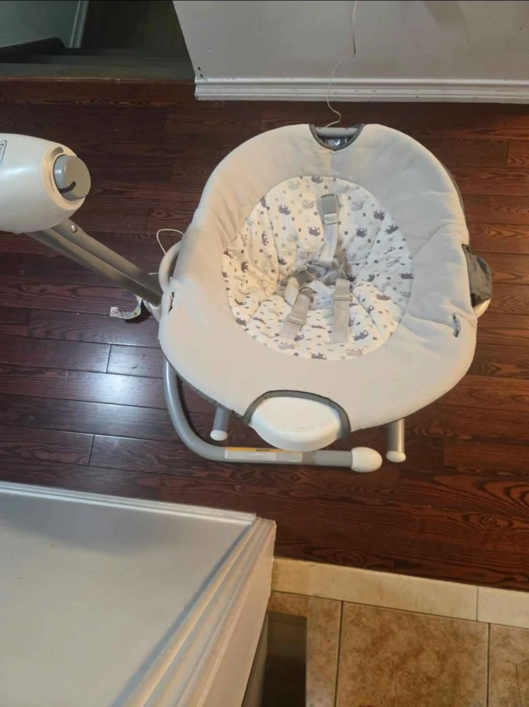 Graco Baby Swing with Elephant Print