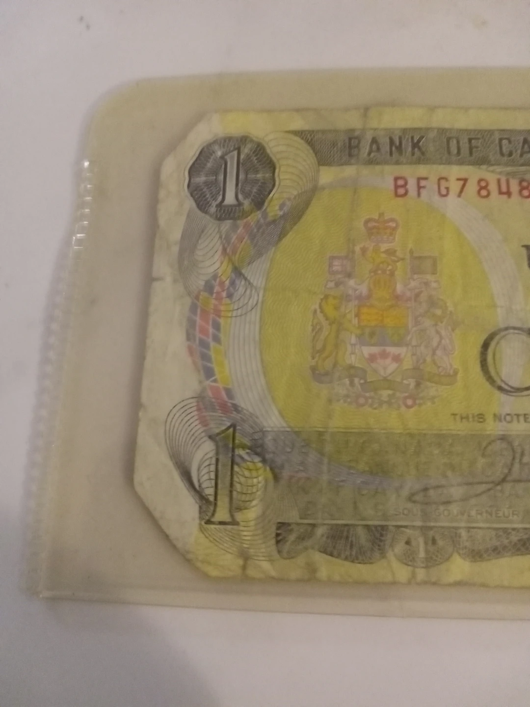 Vintage 1973 Canadian One Dollar Bill - photo 2