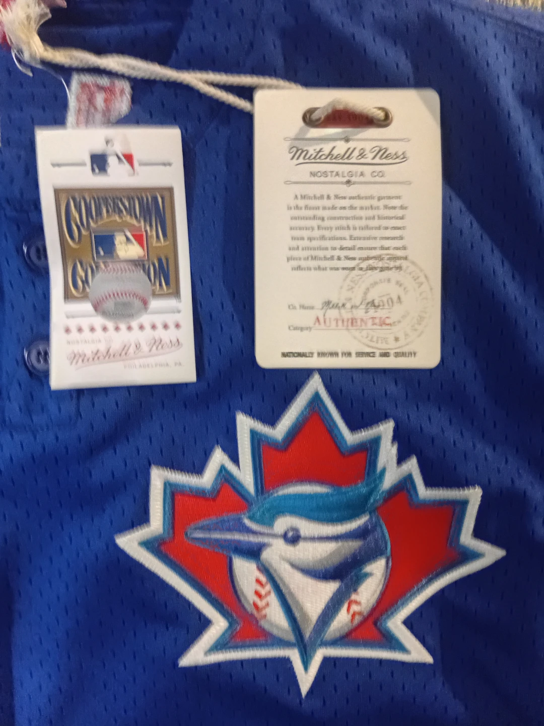 Mitchell & Ness Toronto Blue Jays Jersey Size 44 - photo 2