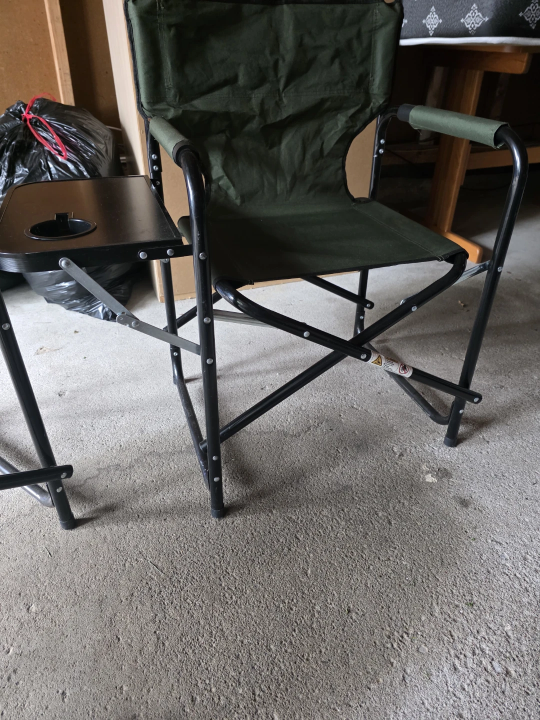 Folding Chair with Side Table - photo 3