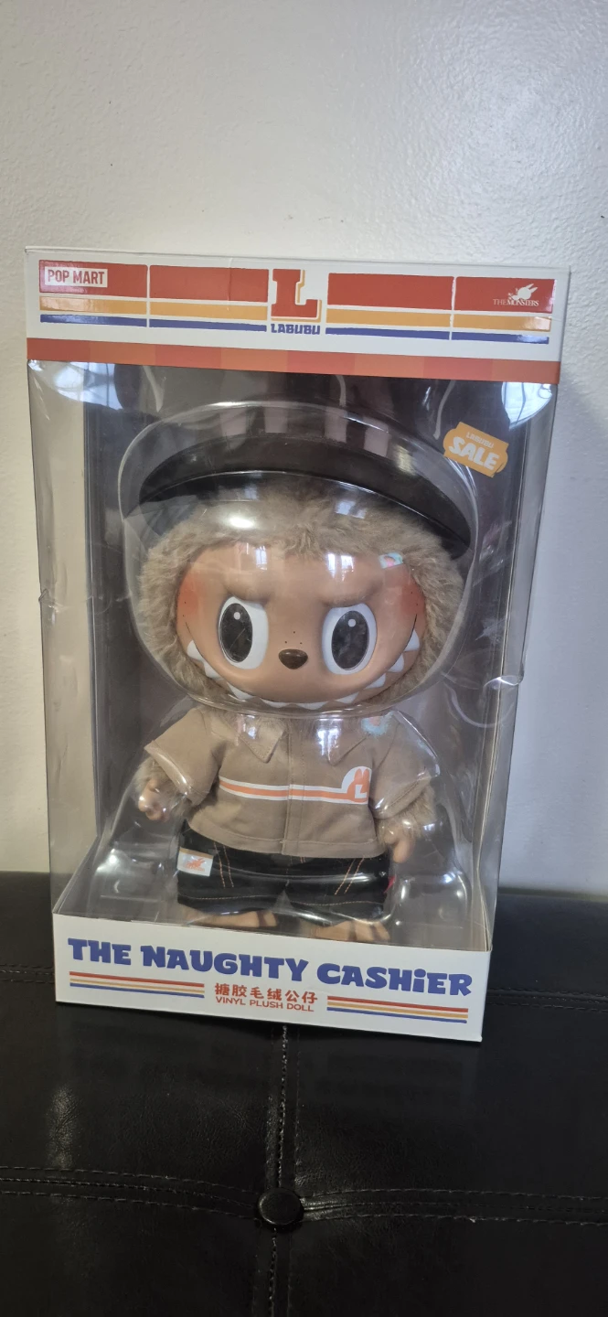 Pop Mart Labubu The Naughty Cashier Vinyl Plush Doll