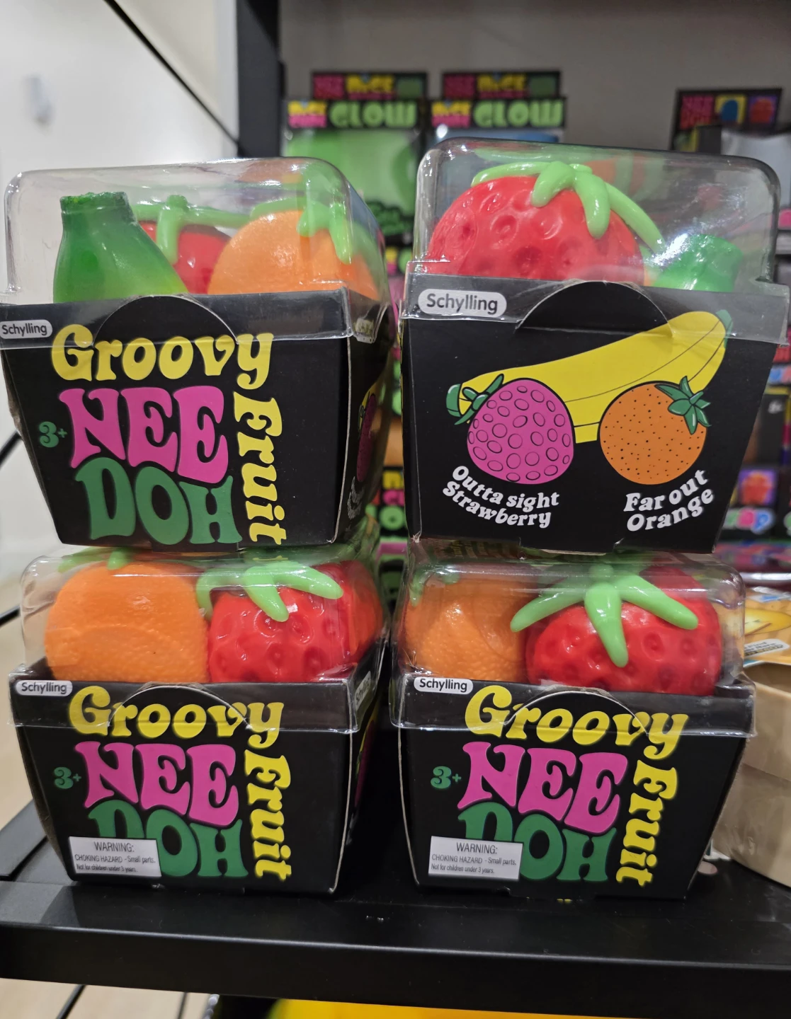 Nee Doh Groovy Fruit & Banana jumbo