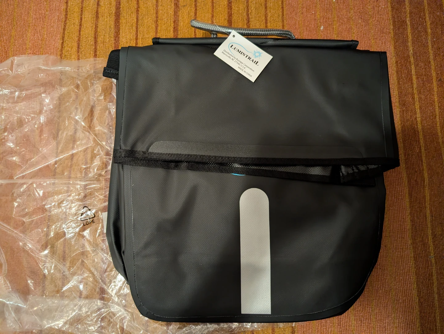 Dual waterproof pannier bag for bikes