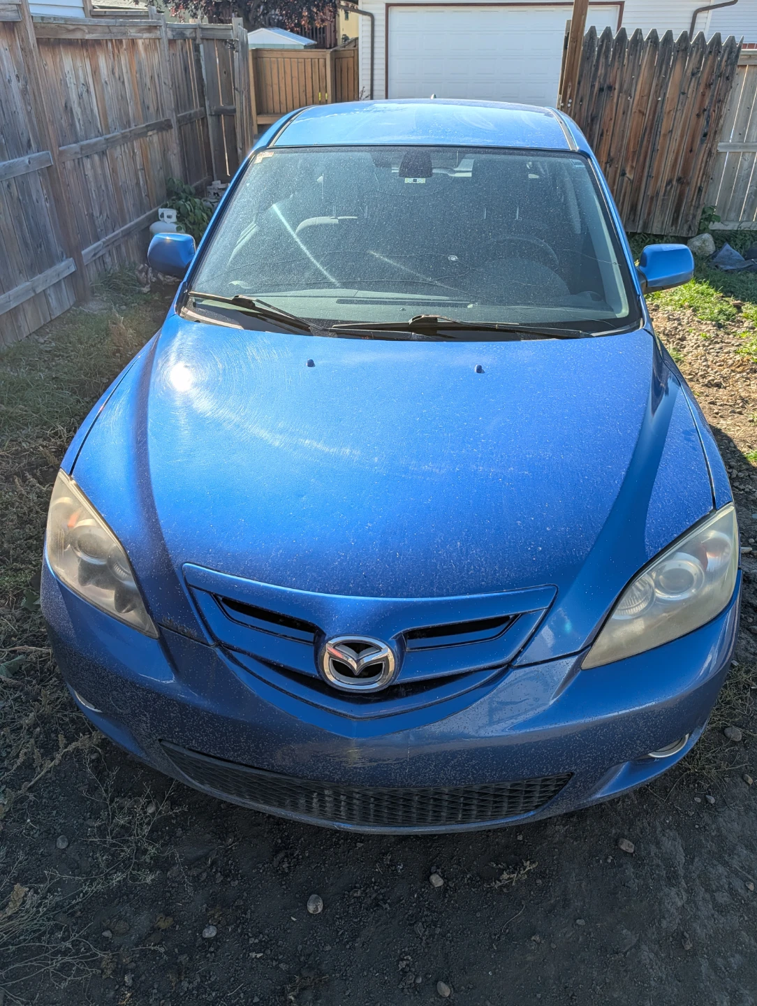 Mazda 3 hatchback blue