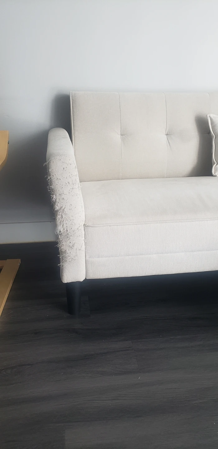 Convertible sofa bed with matching ottoman - photo 2