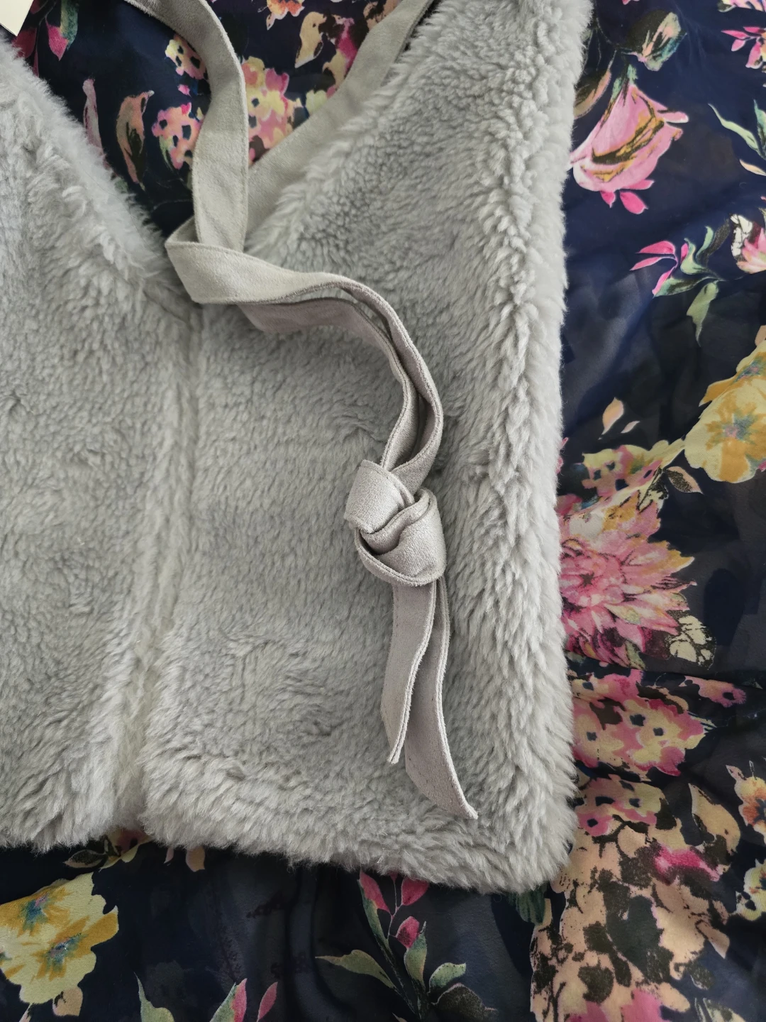 CASSELINI Japan Faux Fur and Suede Bag Reversible Autumn - photo 4