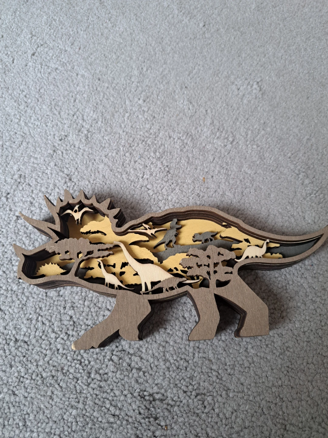 Wooden Layered Animal and Dinosaur Decor - photo 3