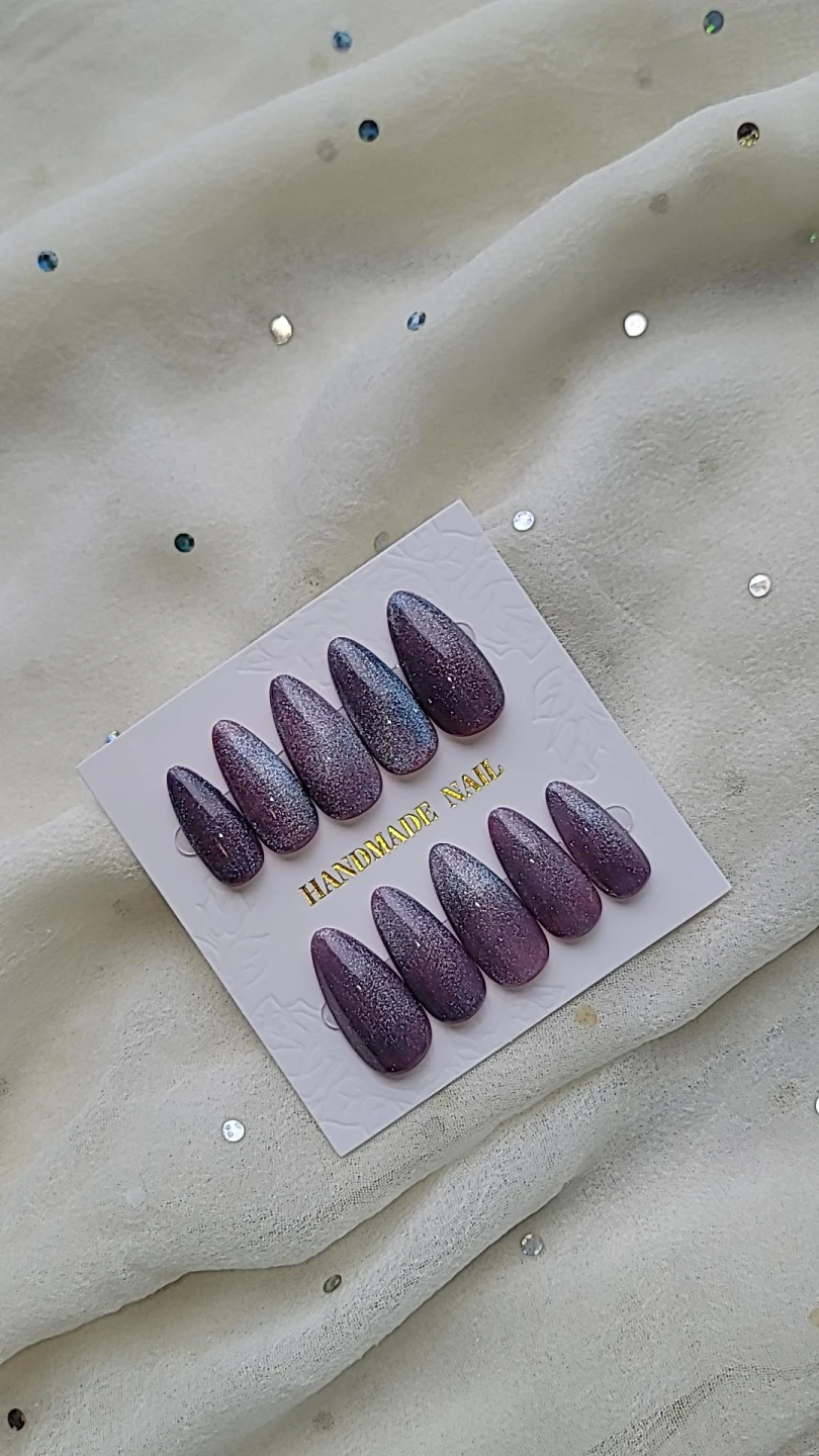 Handmade Glitter Press-on Nails