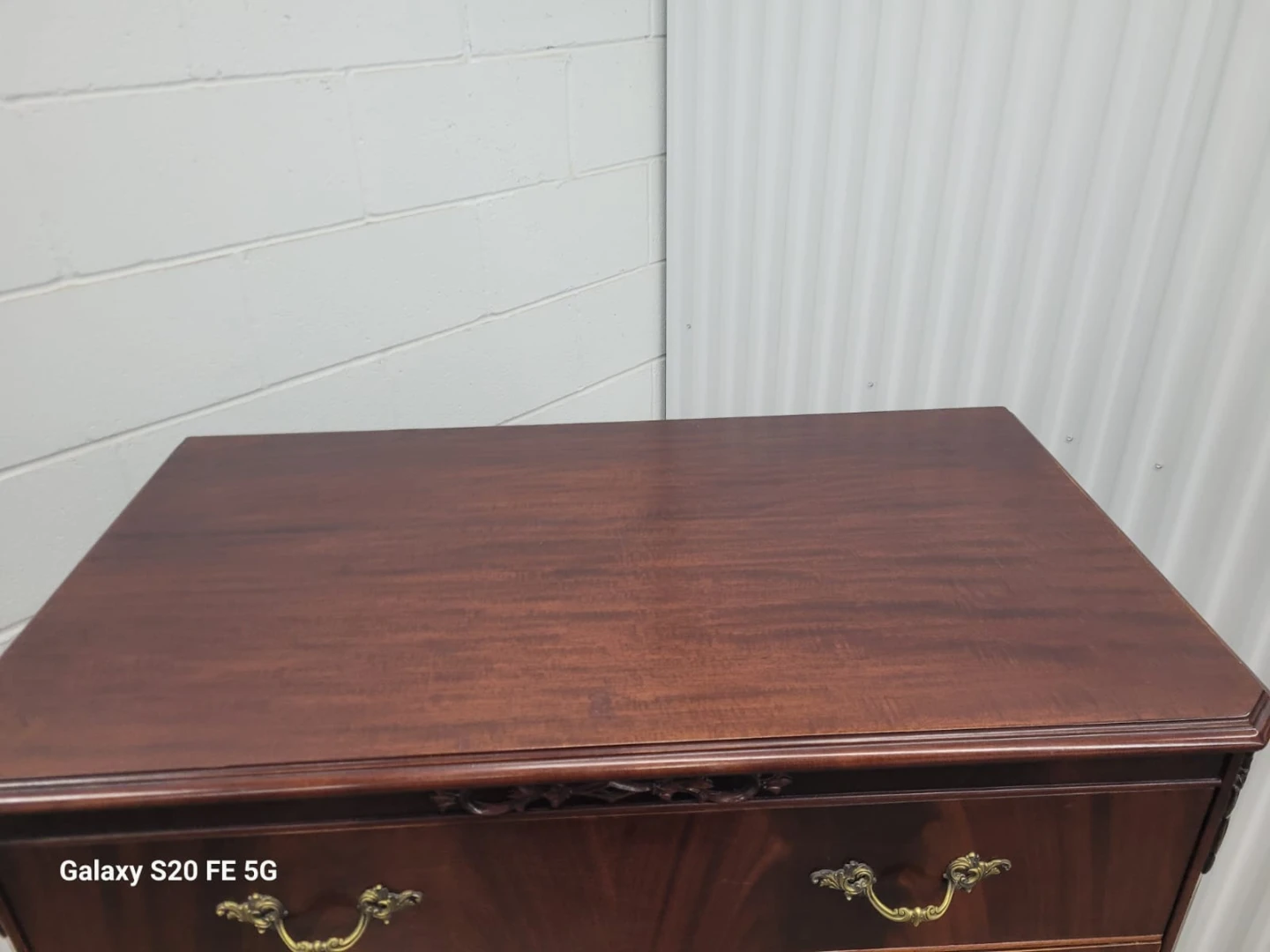Vintage mahogany chest of drawers - photo 4