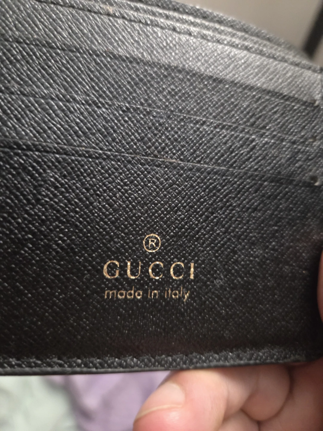 Gucci Black authentic Bi-fold Wallet