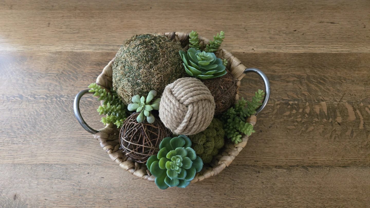 Faux succulent centerpiece - photo 2