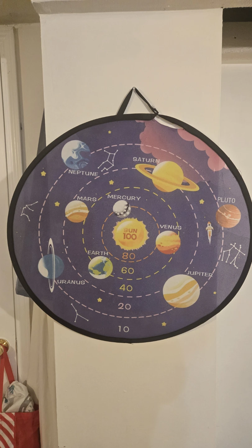 Space Themed Dart Board Game