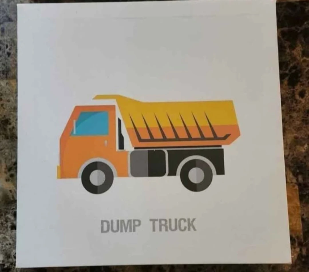 Set of Two Construction Vehicle Wall Art Canvases 🏈 - photo 2