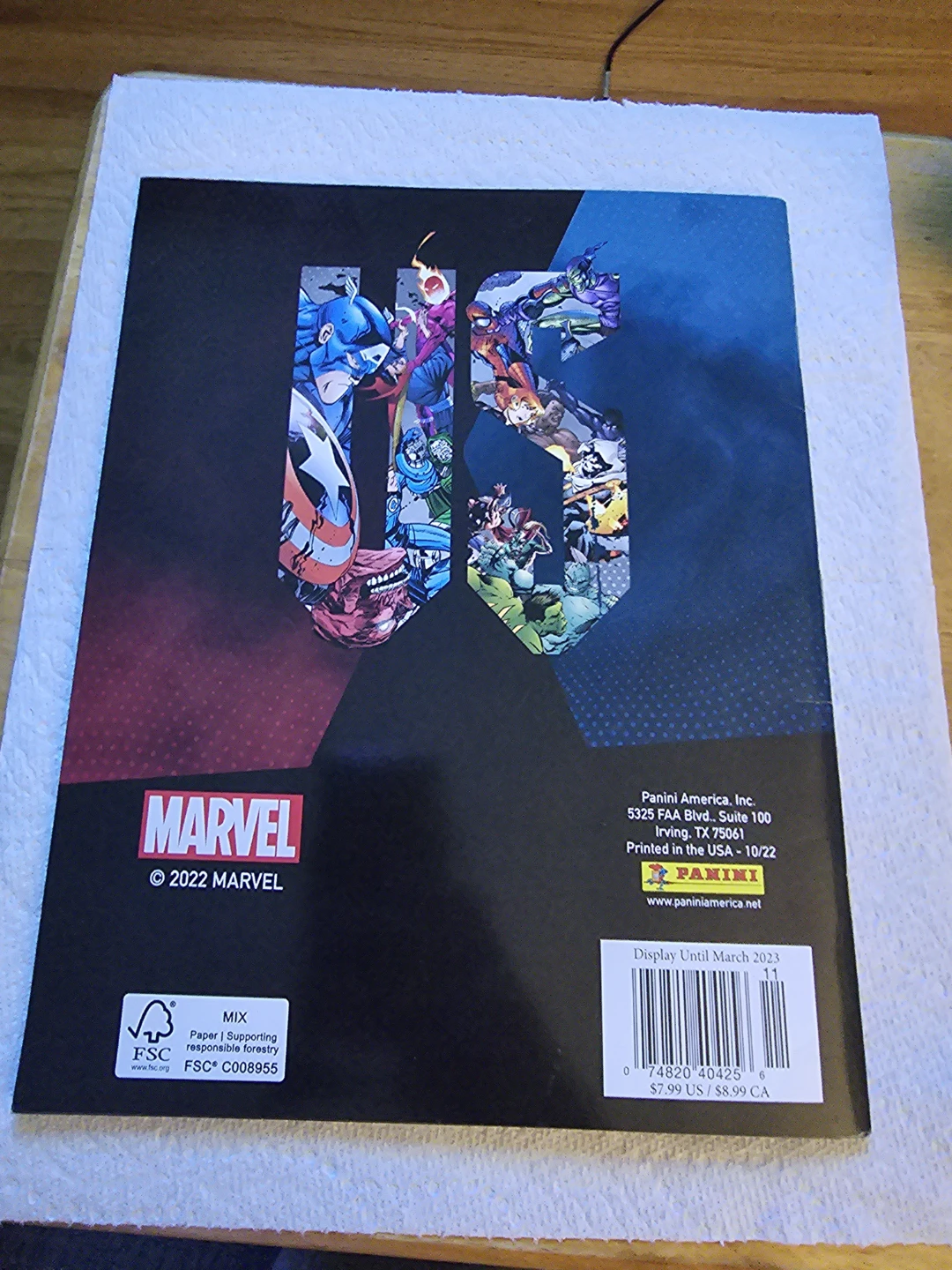 Panini Marvel Versus Sticker Album - photo 2