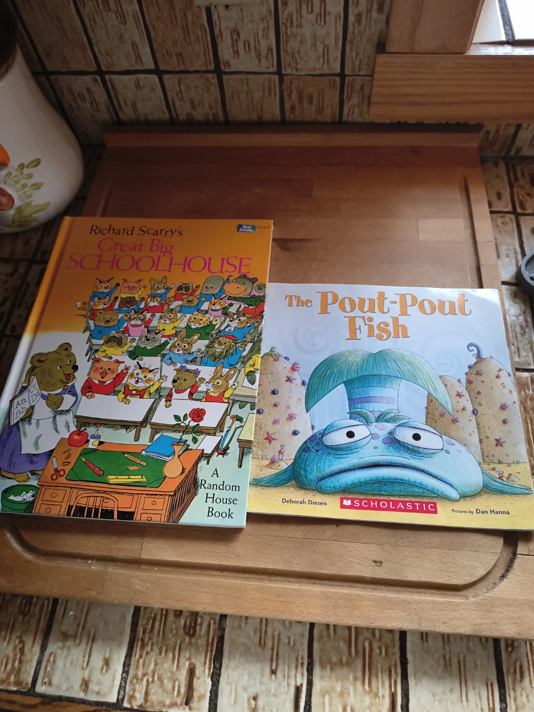 Two Children's Books: Great Big Schoolhouse and Pout-Pout Fish