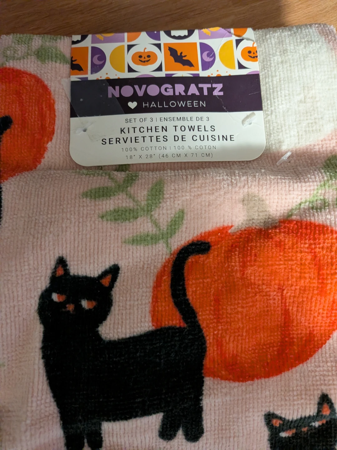 Novogratz Halloween Kitchen Towels, Set of 3 - photo 2