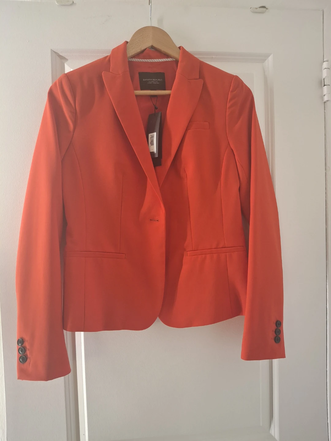 Banana Republic Classic Fit Blazer, Red, Size 2